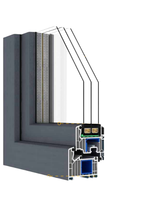profil de fenetre pvc triple vitrage
